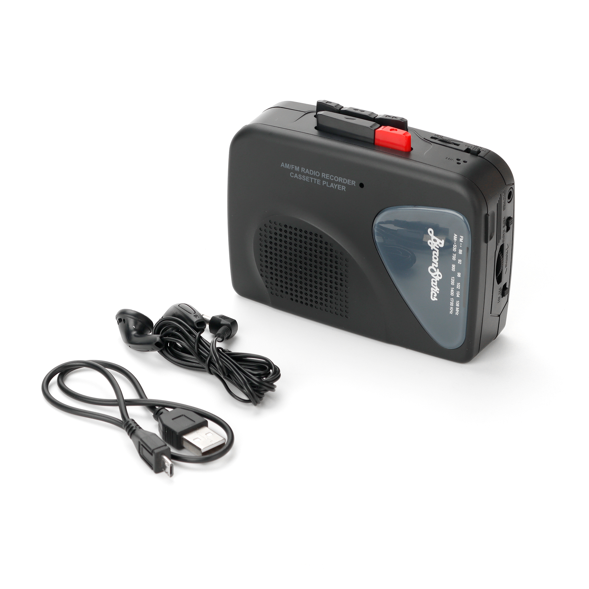 KCS-315 with included earbuds and USB cable