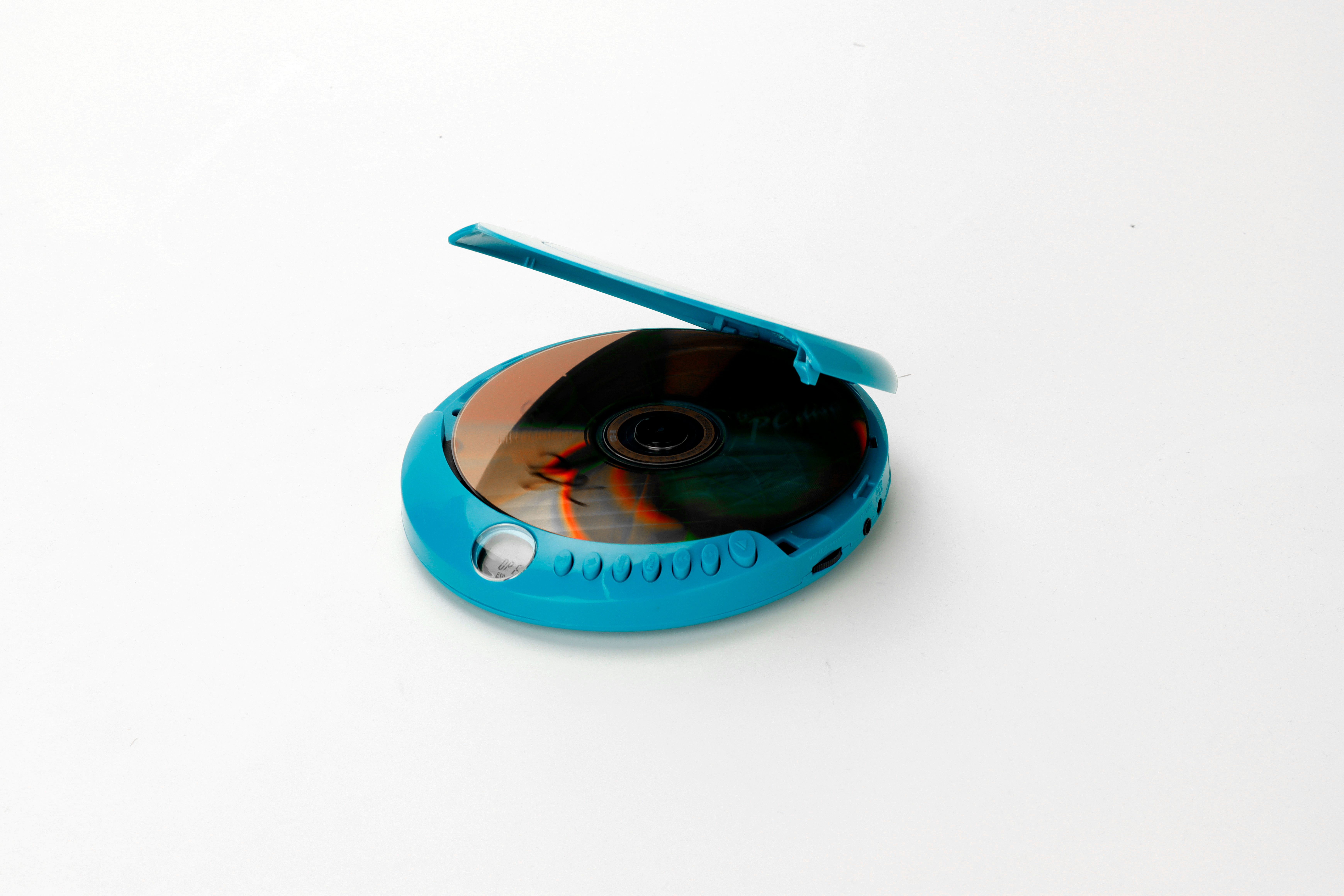 PCD-220 Teal CD open